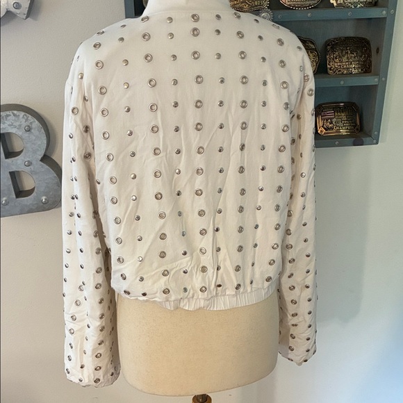 Lovers + Friends Cream Beaded Jacket - Picture 6 of 8